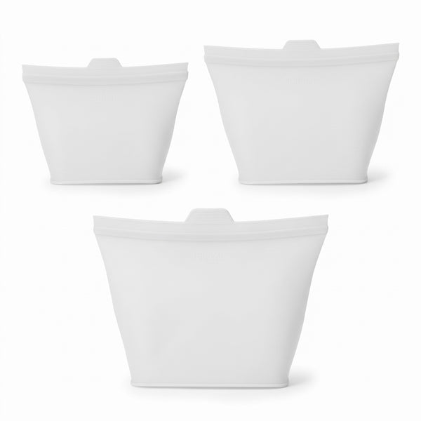 PurePrep™ Silicone Food Storage Bags — 3-Pack
