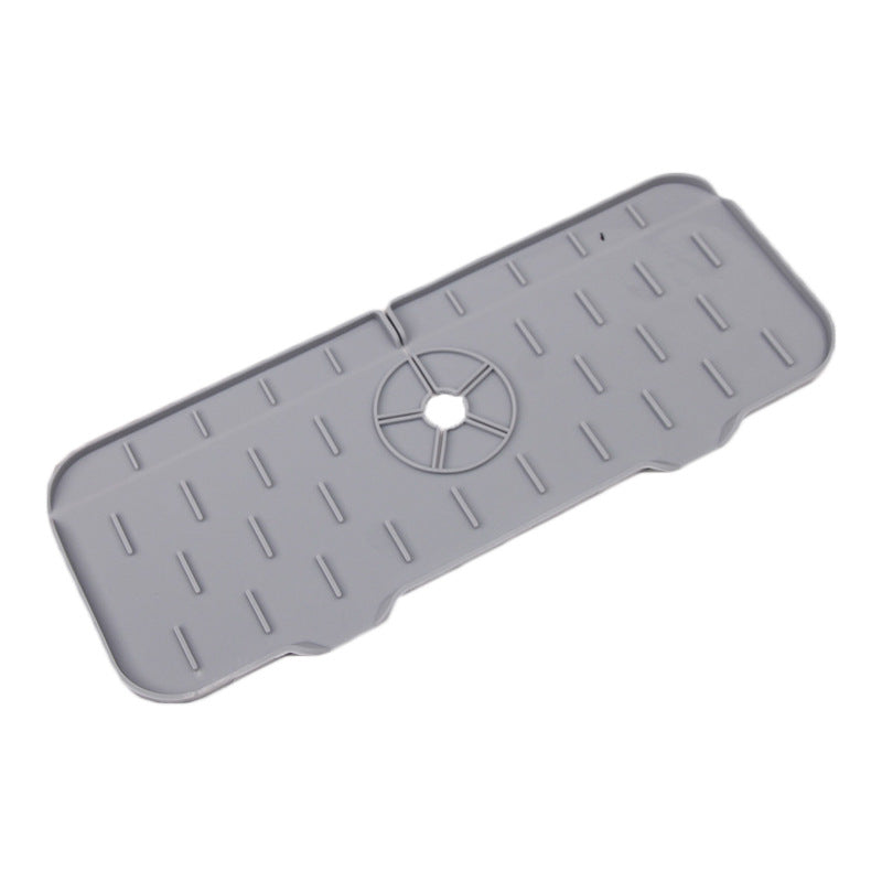PurePrep Faucet Drain Mat holding sponge and soap