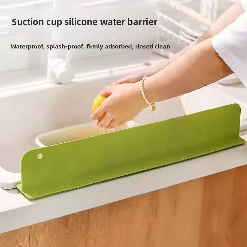 PurePrep Sink Splash Guard on a counter