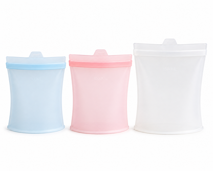 PurePrep™ Silicone Food Storage Bags — 3-Pack