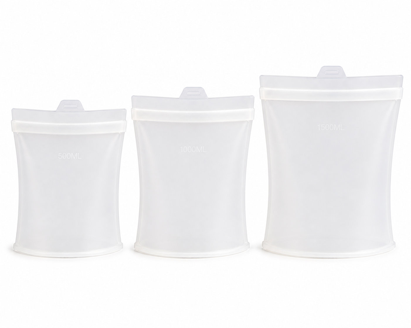 PurePrep™ Silicone Food Storage Bags — 3-Pack