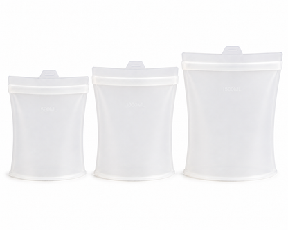 PurePrep™ Silicone Food Storage Bags — 3-Pack