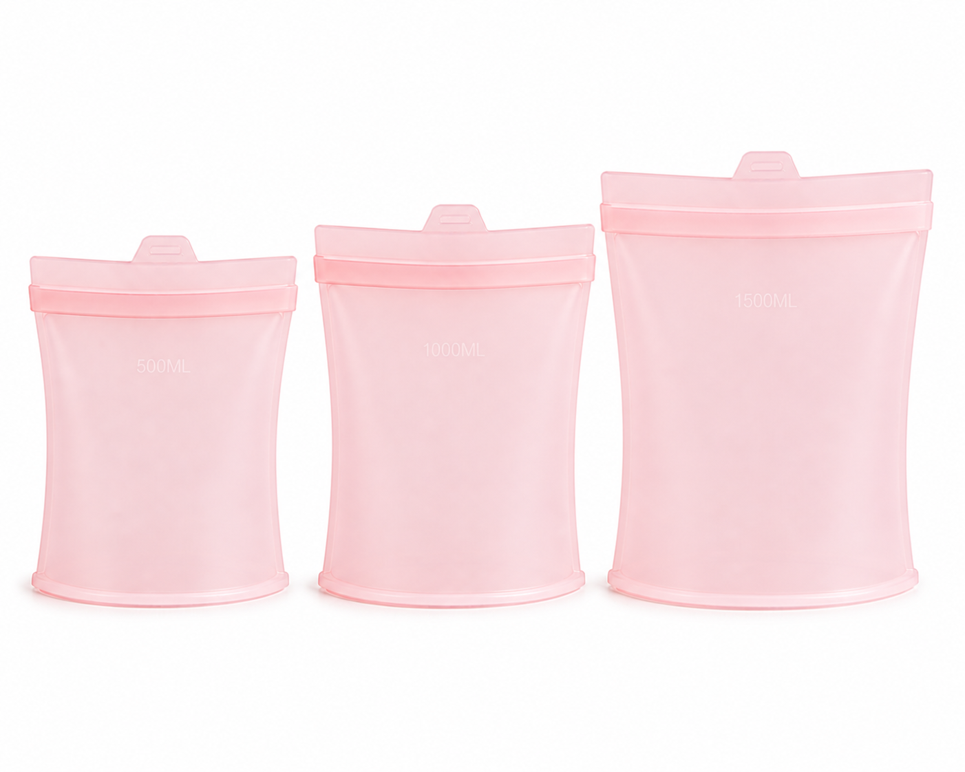 PurePrep™ Silicone Food Storage Bags — 3-Pack