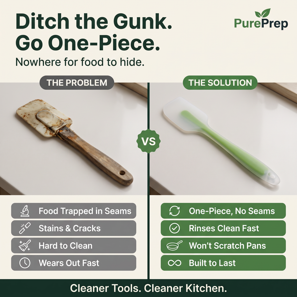 PurePrep™ Silicone Spatulas — Build Your Set